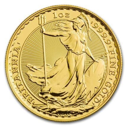 1 oz Fine Gold Coin 999.9 - Britannia gold coin BU Mixed Years