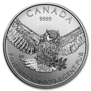 2015 1 oz silver owl coin
