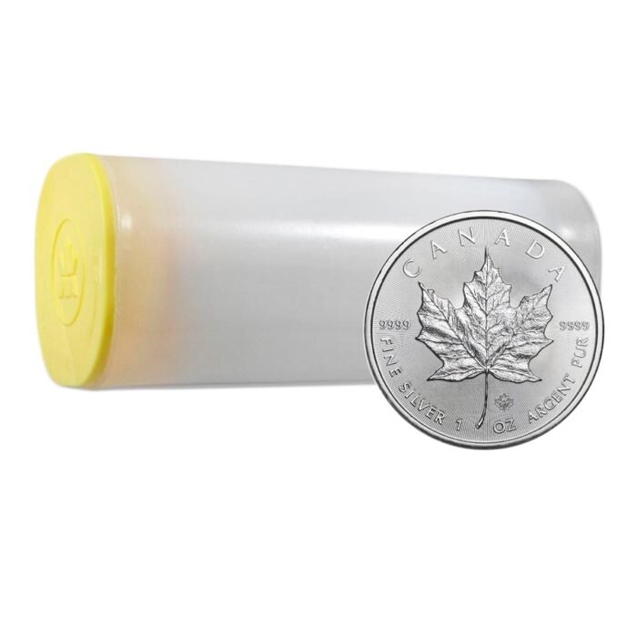 canadian maple leaf silver