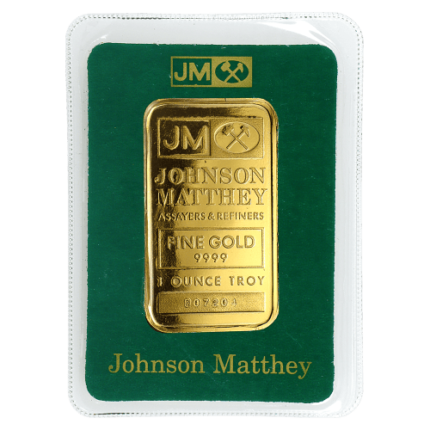 zjohnson matthey gold bar