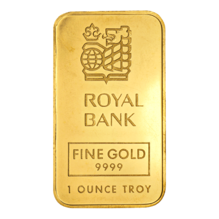  1 oz Royal Bank of Canada Gold Bar | Johnson Matthey Gold Bar