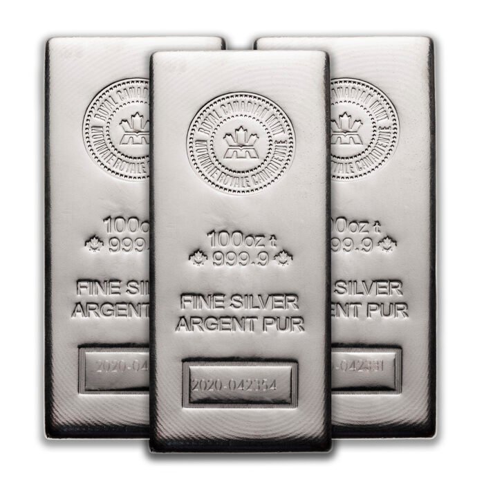 100 oz silver bar