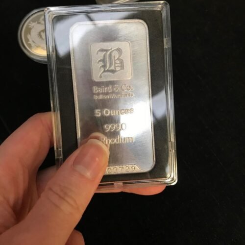 Buy Pure 5 Ounce Rhodium bar – Baird & Co. photo review