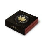Maple Leaf – Black Platinum & Gold 1 oz Silver $5 Canada 2023