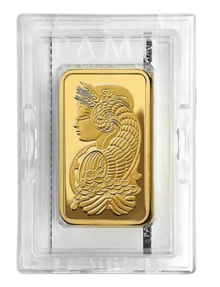 5oz PAMP Suisse Gold Minted Bar