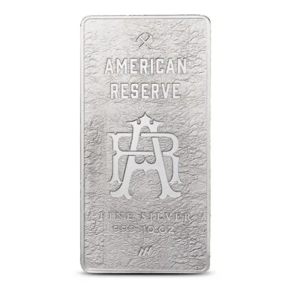 10 oz American Reserve Columbia Goddess Silver Bar (New)