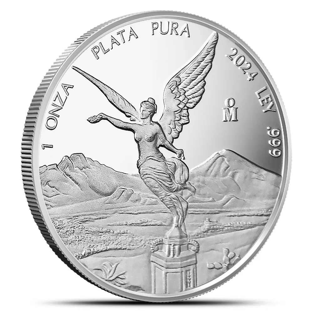 6209924_front 2024 1 oz Proof Mexican Silver Libertad Coin in capsule