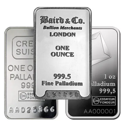 1 oz Palladium Bar