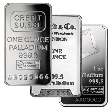 1 oz Palladium Bar