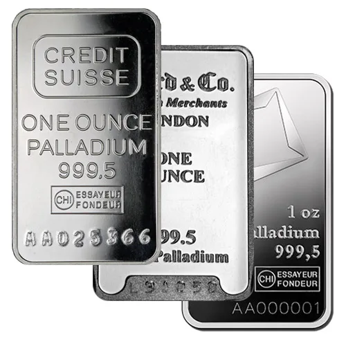 1 oz Palladium Bar