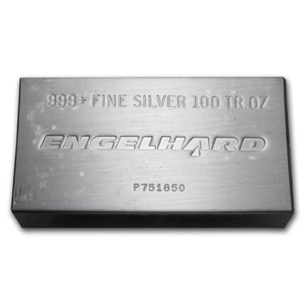 100 oz Engelhard Silver Bar