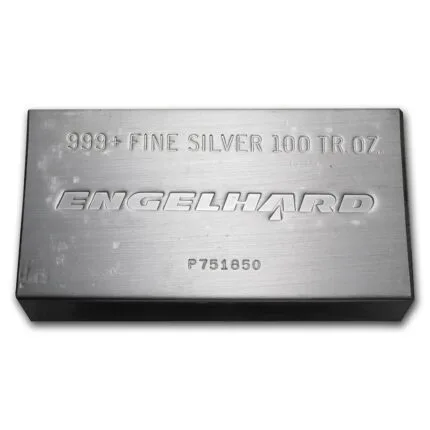 100 oz Engelhard Silver Bar