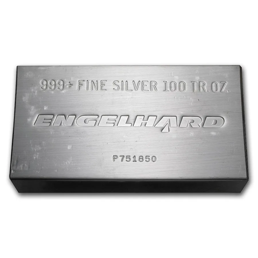 100 oz Engelhard Silver Bar