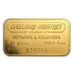 50 gram Engelhard Industries of Canada Gold Bar