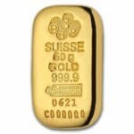 50 gram PAMP Suisse Gold Bar