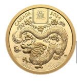 $100 2024 Lunar Year of the Snake Pure Gold Coin