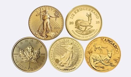 2025 World 1/2-oz Gold Passport 5-Coin Set BU – Pure 0.5 oz Gold Coins in Brilliant Uncirculated Condition