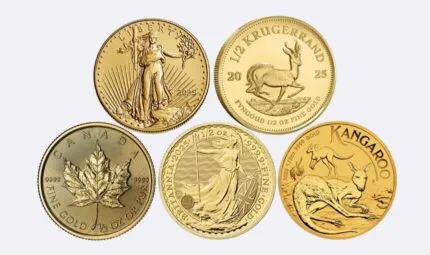 2025 World 1/2-oz Gold Passport 5-Coin Set BU – Pure 0.5 oz Gold Coins in Brilliant Uncirculated Condition