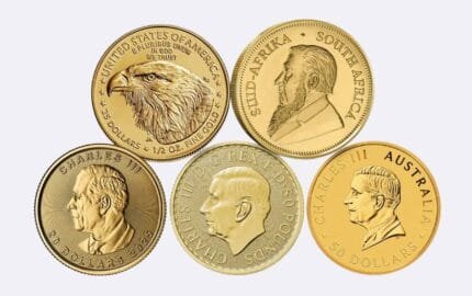 2025 World 1/2-oz Gold Passport 5-Coin Set BU – Pure 0.5 oz Gold Coins in Brilliant Uncirculated Condition