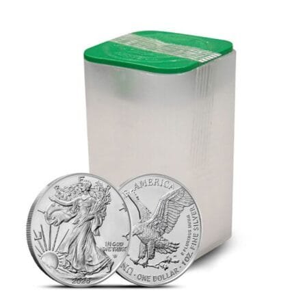 2026 American Silver Eagle Tube – 20 Coins BU .999 Fine Silver