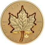2 oz $2 Gold Canadian Maple Leaf Coin Super Incuse – Royal Canadian Mint