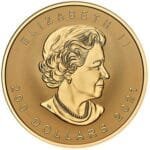 2 oz $2 Gold Canadian Maple Leaf Coin Super Incuse – Royal Canadian Mint