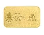 Una and the Lion 1 oz Gold Bullion Minted Bar in 999.9 Fine Gold