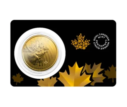 2018 Canada $200 Golden Elk 1 oz Gold Coin – Call of the Wild Series