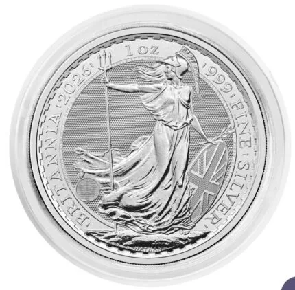 2026 Britannia 1 oz Silver Bullion Coin Tube – 50 Coins