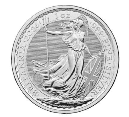 2026 Britannia 1 oz Silver Bullion Coin Tube – 50 Coins