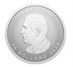 2024 Ultra-High Relief 1 oz Silver Maple Leaf Coins – 10-Coin Set